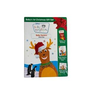 Baby Einstein: Baby Santas Music Box (DVD, 2009, DVD/CD With Stocking)